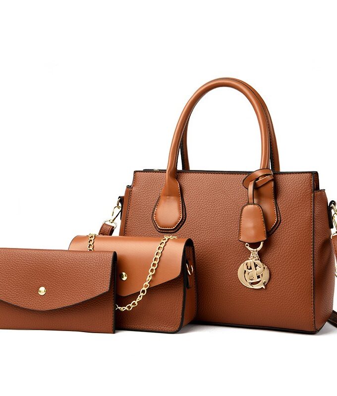 Classic Chic Women's Fashion Handbags 3pcs