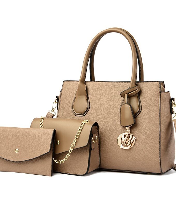 Classic Chic Women's Fashion Handbags 3pcs